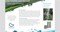 Desktop Screenshot of livingwatertechnologies.com